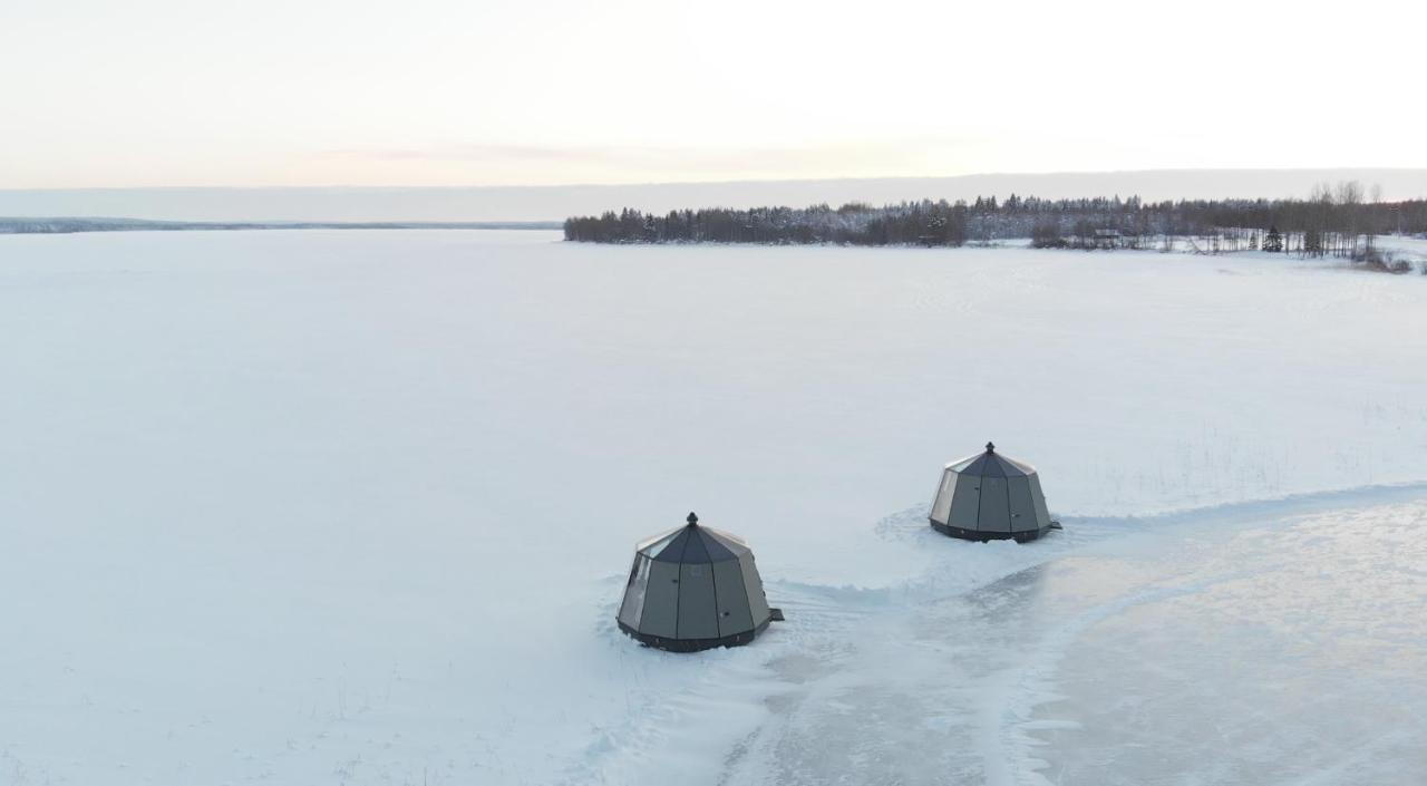 Vikajaervi Lake View Experience Igloos 로바니에미 외부 사진