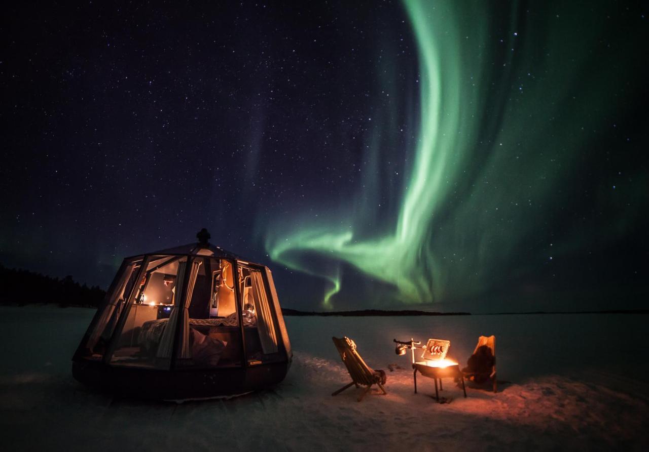 Vikajaervi Lake View Experience Igloos 로바니에미 외부 사진