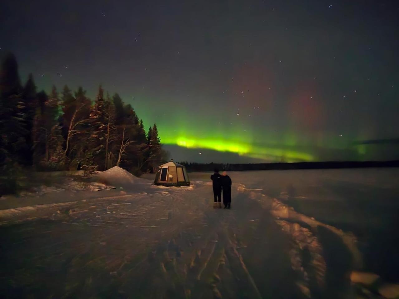 Vikajaervi Lake View Experience Igloos 로바니에미 외부 사진